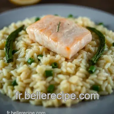 Saumon et risotto : le mariage parfait de saveurs pour votre d&icirc;ner Fiche recette