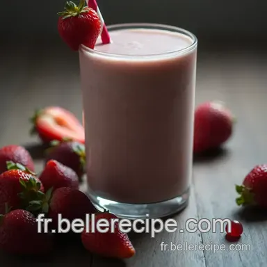 Smoothie Banane Fraises Tout SimpleVoici: Ma Recette Express et Gourmande! Fiche recette