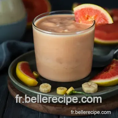 Smoothie Pomelo Corse: Mon Booster d'&Eacute;nergie Matinal! Fiche recette