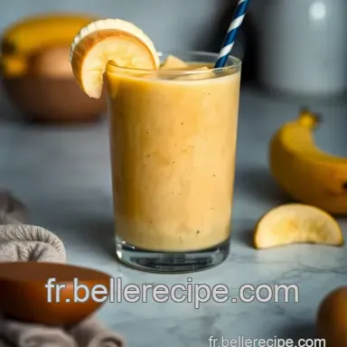 D&eacute;licieux Smoothie Tropical &Eacute;clatant : Un Voyage en C&ocirc;te d'Azur Fiche recette
