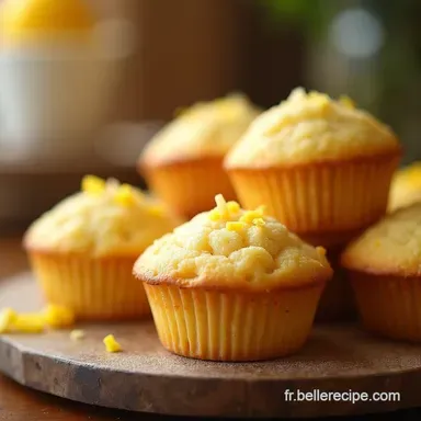 Recette Muffins Citron Facile Un D&eacute;lice Citronn&eacute; Fiche recette