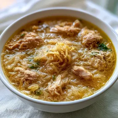 Soupe Chinoise au Poulet en 45 min Fiche recette