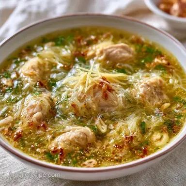 Soupe Chinoise au Poulet en 45 min