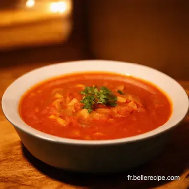 Trouvemoi des Recettes V&eacute;g&eacute;tariennes Soupe Tomate R&ocirc;tie Fiche recette