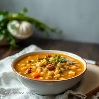 Soupe de Lentilles Grand-M&egrave;re: Ma Recette Facile de Legume Fiche recette