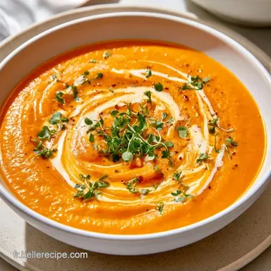 Soupe de Patate Douce R&eacute;confortante 4 pers