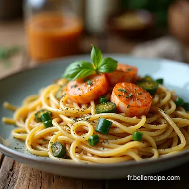 Spaghetti au Saumon Fum&eacute; Ma Recette Printani&egrave;re Facile Fiche recette