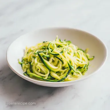 Tagliatelles De Courgettes En 15 Minutes