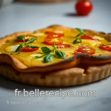 Savourez ma Tarte &agrave; la Moutarde et Tomates: Recette Facile et D&eacute;licieuse Fiche recette