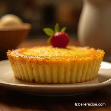 Recette Tarte au Riz Moelleuse &agrave; lAncienne C&oelig;ur Cr&eacute;meux et P&acirc;te Sabl&eacute;e Fiche recette