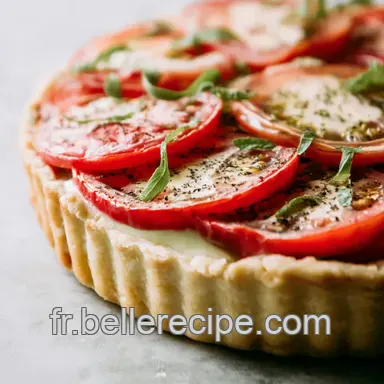 Tarte Thon Tomate: Ma Recette Facile et Ensoleill&eacute;e de Provence! Fiche recette