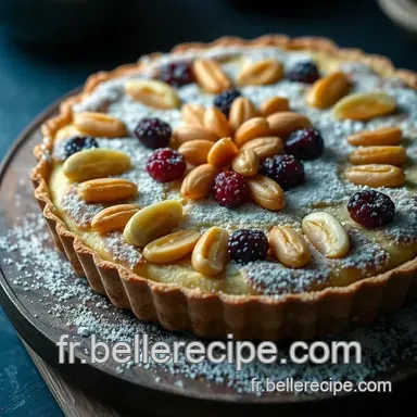 Tarte aux Amandes et Fruits d'&Eacute;t&eacute; : Un D&eacute;lice &agrave; la Poudre d'Amande Fiche recette