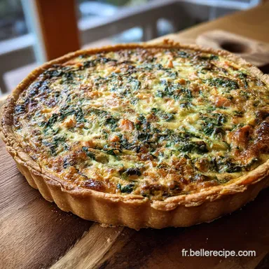 Le secret de la meilleure Tarte pinards Saumon Une r&eacute;ussite assur&eacute;e Fiche recette