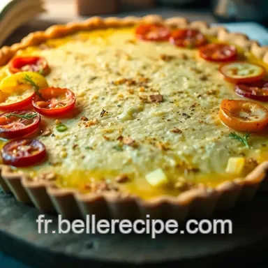 Tarte aux l&eacute;gumes du soleil: Une Recette Proven&ccedil;ale Facile et Savoureuse Fiche recette