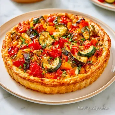Tarte aux L&eacute;gumes Proven&ccedil;ale pour 6
