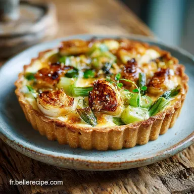 Recette Tarte aux Poireaux Facile pour 6 : 50 Min