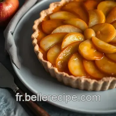 Recette Automne : Tarte aux Pommes Caram&eacute;lis&eacute;es et &agrave; la Cannelle Fiche recette