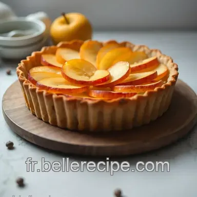 Id&eacute;e repas simple : Tarte aux Pommes Facile &agrave; R&eacute;aliser Fiche recette