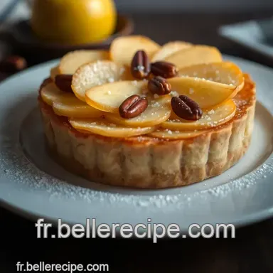 Recette IG Bas : Tarte Feuillet&eacute;e aux Pommes et Amandes Savoureuse Fiche recette