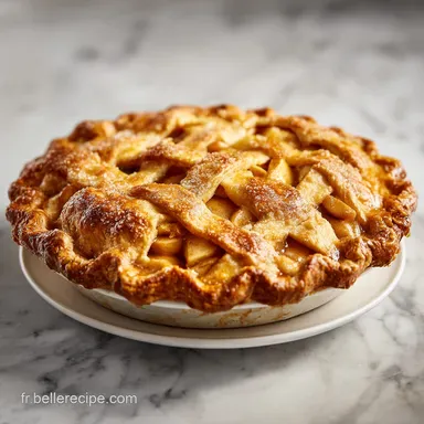 Recette Tarte Pommes Fondante Rapide pour 8 Portions Fiche recette