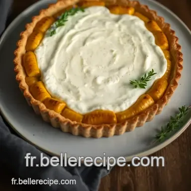 Tarte Rustique au Mascarpone Sal&eacute;: Un Go&ucirc;t de Provence! Fiche recette