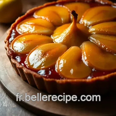 Id&eacute;e Recette: Tarte Tatin aux Poires Caram&eacute;lis&eacute;es, Un D&eacute;lice d'Automne Fiche recette