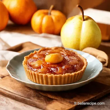 Tarte Tatin Poire Speculoos LId&eacute;e Dessert Automnale Fiche recette