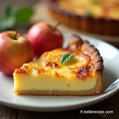 TarteFlan aux Pommes lAncienne Ma Recette Facile