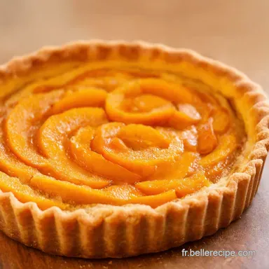 Tarte Amandine Abricots Recette Mon Secret de P&acirc;tissier Fiche recette