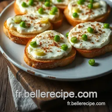 Tartines Ch&egrave;vre Printani&egrave;res: Ma Recette Facile & Gourmande! Fiche recette