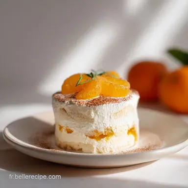 Tiramisu aux Cl&eacute;mentines pour 6 Personnes Fiche recette