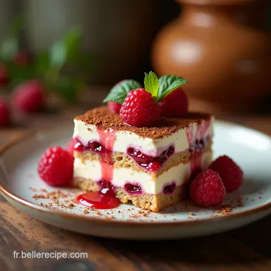 Tiramisu aux Framboises La Recette Fruit&eacute;e et Facile &agrave; Faire Fiche recette