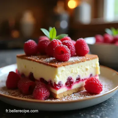 Tiramisu aux Framboises Fra&icirc;ches Recette Facile Sans Caf&eacute; Fiche recette