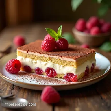 Tiramisu aux Framboises L&eacute;ger La Recette Facile et Fruit&eacute;e Fiche recette