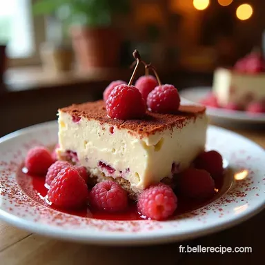 Tiramisu aux Fruits Rouges Le Dessert Frais Sans Cuisson Fiche recette