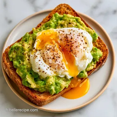 Toast Avocat &OElig;uf en 15 Minutes Fiche recette