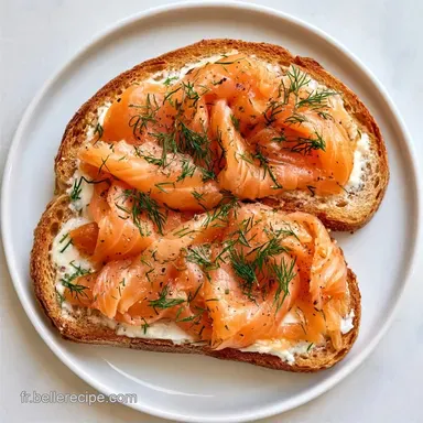 Toast Saumon Fum&eacute; : Croustillant et Citronn&eacute;