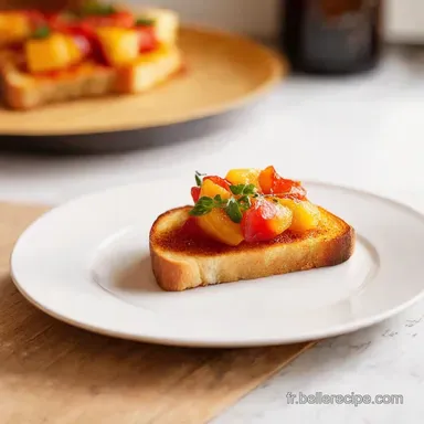 Toasts Past&egrave;que Grill&eacute;e LAp&eacute;ro d&Eacute;t&eacute; Facile et Chic Fiche recette