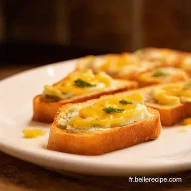 Toasts Pissaladi&egrave;re Fa&ccedil;on Nice Ap&eacute;ro Soleil en Bouche Fiche recette