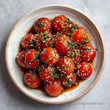 Tomates Cerises S&eacute;same en 10 Minutes