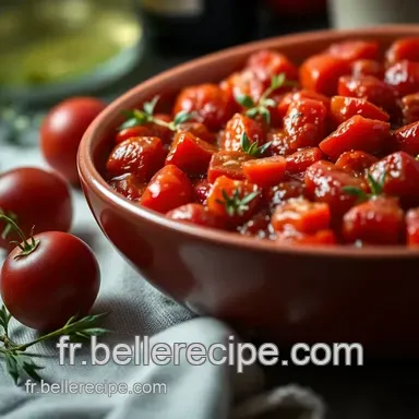Tomates Cerises Confites: L'Ap&eacute;ro Proven&ccedil;al Facile! Fiche recette