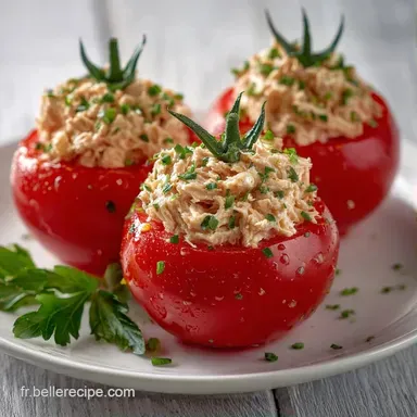 Tomates Cerises Farcies Thon pour 4 Fiche recette
