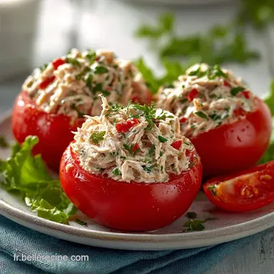 Tomates Cerises Farcies Thon pour 4