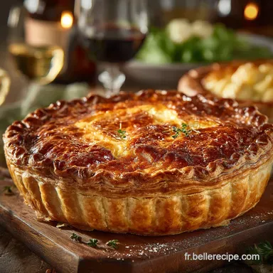 Tourte Auvergnate Classique Recette Cr&eacute;meuse et Inratable Fiche recette
