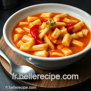 Tteokbokki &Eacute;pic&eacute; : Recette Cor&eacute;enne Facile et Savoureuse Fiche recette