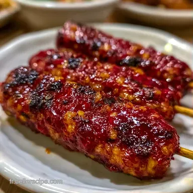 Tteokkkochi Brochette Riz Grill&eacute;e en 30 Min Fiche recette
