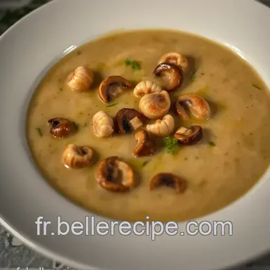 Velout&eacute; de Champignons Thermomix : Une Recette R&eacute;confortante et Facile Fiche recette
