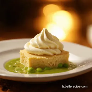 Velout&eacute; Petits Pois Chantilly Coco Mon Secret L&eacute;ger Gourmand Fiche recette