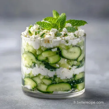 Verrine Concombre Feta: Onctueuse Fiche recette