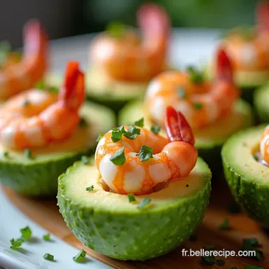 Recette Verrines Avocats et Crevettes Mousse Citron Vert